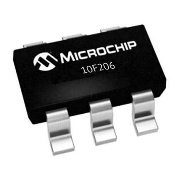 Microchip PIC10F206T I/OT SMD SOT-23 8-Bit 4MHz Mikrodenetleyici