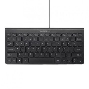 Micropack K2208-STL Siyah Portatif Kablolu Türkçe Q Klavye