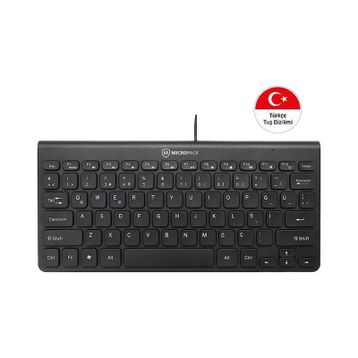 Micropack K2208-STL Siyah Portatif Kablolu Türkçe Q Klavye