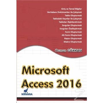 Microsoft Access 2016 - Osman Gürkan