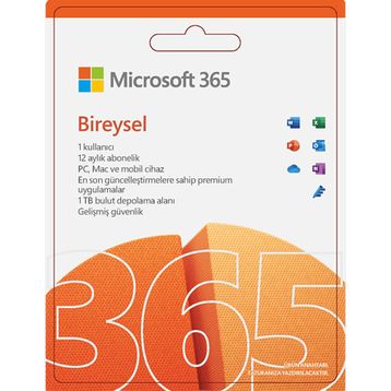 Microsoft Office 365 Bireysel Türkçe P2 Ofis Yazılımı
