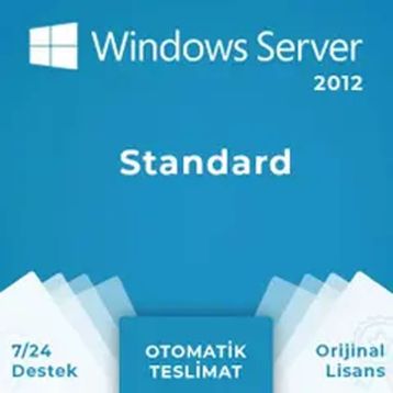 Microsoft Windows Server 2012 Standard Lisans