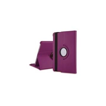 Microsonic 360 Rotating Stand Deri iPad Air 2 Mor Kılıf