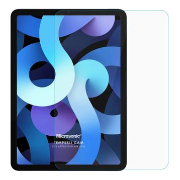 Microsonic A2588-A2589-A2591 Apple iPad Air 5.Nesil 2022 Tempered Glass Şeffaf Cam Ekran Koruyucu