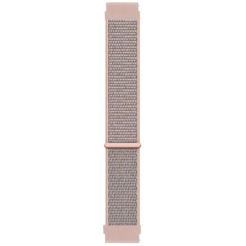 Microsonic Amazfit Bip U Pro Hasırlı Woven Sport Loop Rose Gold Kordon