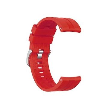 Microsonic Amazfit Bip U Pro Silicone Rapid Bands Kırmızı Kordon