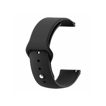 Microsonic Amazfit GTR 2 Classic 47 mm Siyah Silicone Sport Band Kordon