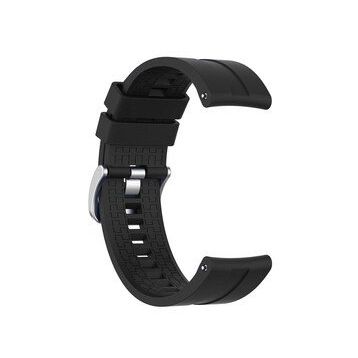 Microsonic Amazfit GTR 2E 47 mm Siyah Silicone Rapid Bands Kordon