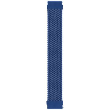 Microsonic Amazfit GTR 3 Pro Braided Solo Loop Band Siyah 155 mm Medium Kordon