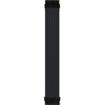 Microsonic Amazfit GTR 3 Pro Braided Solo Loop Band Siyah 155 mm Medium Kordon