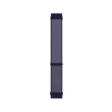 Microsonic Amazfit GTR 3 Pro Woven Sport Loop Mor Hasırlı Kordon