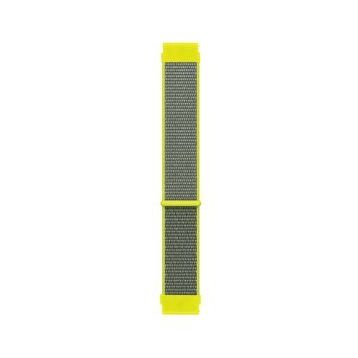 Microsonic Amazfit GTS 2 Mini 40 mm Woven Sport Loop Sarı Hasırlı Kordon