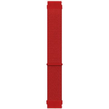 Microsonic Amazfit GTS 3 Woven Sport Loop Sarı Hasırlı Kordon