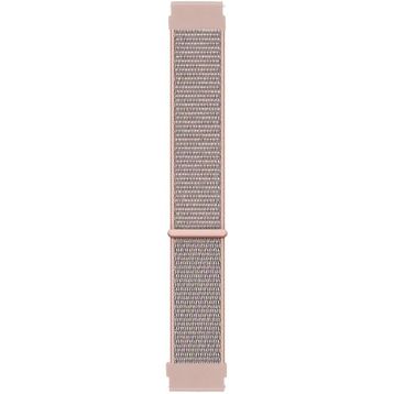 Microsonic Amazfit GTS 3 Woven Sport Loop Sarı Hasırlı Kordon