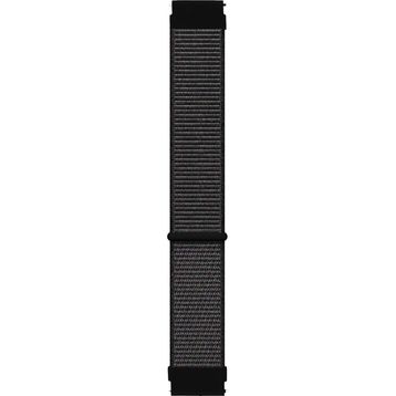 Microsonic Amazfit GTS 3 Woven Sport Loop Siyah Hasırlı Kordon