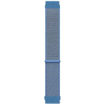 Microsonic Amazfit GTS 4 Mini Woven Sport Loop Mavi Hasırlı Kordon