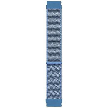 Microsonic Amazfit GTS 4 Mini Woven Sport Loop Mavi Hasırlı Kordon