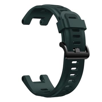 Microsonic Amazfit T-Rex Pro Silicone Sport Band Koyu Yeşil Kordon