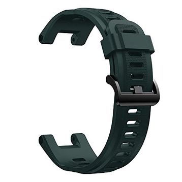 Microsonic Amazfit T-Rex Pro Silicone Sport Band Koyu Yeşil Kordon