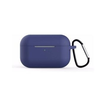 Microsonic Apple AirPods Pro Askılı Mat Silikon Lacivert Kılıf