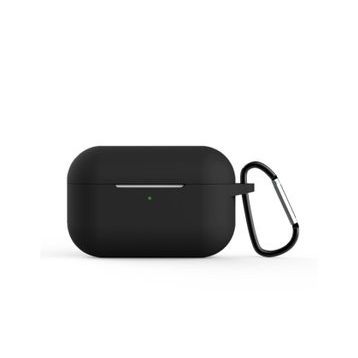 Microsonic Apple AirPods Pro Askılı Mat Silikon Siyah Kılıf