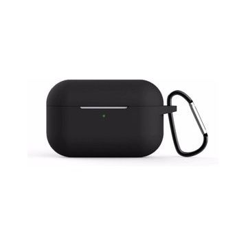 Microsonic Apple AirPods Pro Askılı Mat Silikon Siyah Kılıf