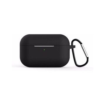 Microsonic Apple AirPods Pro Askılı Mat Silikon Siyah Kılıf