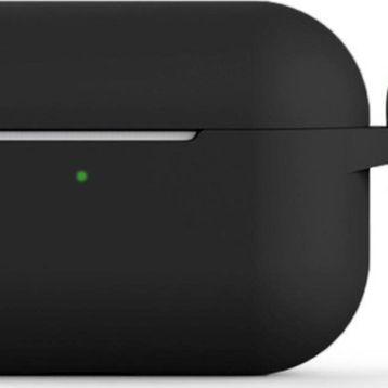 Microsonic Apple AirPods Pro Askılı Mat Silikon Siyah Kılıf