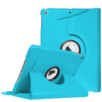 Microsonic Apple Ipad 9.7 2018 Mavi 360 Dönerli Stand Deri Kılıf