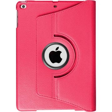 Microsonic Apple Ipad 9.7 2018 Pembe 360 Dönerli Stand Deri Kılıf