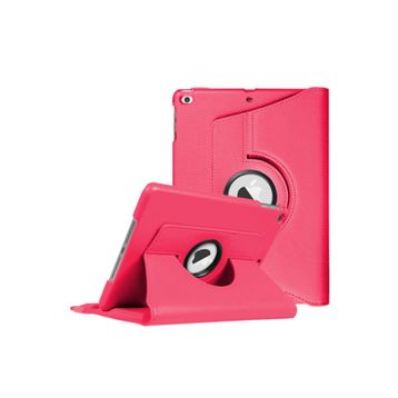 Microsonic Apple Ipad 9.7 2018 Pembe 360 Dönerli Stand Deri Kılıf