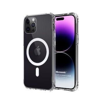 Microsonic Apple iPhone 14 Pro Max Magsafe Clear Soft Şeffaf Cep Telefonu Kılıfı