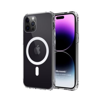 Microsonic Apple iPhone 14 Pro Max Magsafe Clear Soft Şeffaf Cep Telefonu Kılıfı