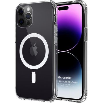Microsonic Apple iPhone 14 Pro Max Magsafe Clear Soft Şeffaf Cep Telefonu Kılıfı