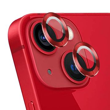 Microsonic Apple iPhone 14 Tekli Kırmızı Kamera Lens Koruma Camı