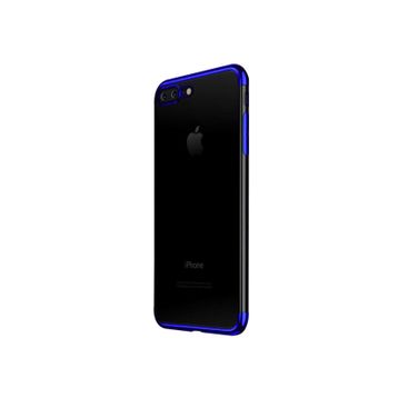 Microsonic Apple iPhone 8 Plus Skyfall Transparent Clear Mavi Kılıf
