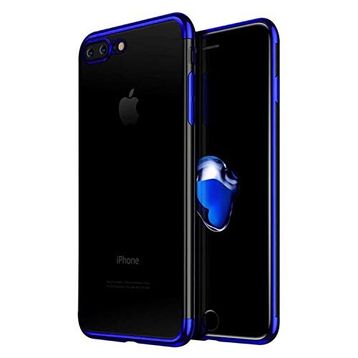 Microsonic Apple iPhone 8 Plus Skyfall Transparent Clear Mavi Kılıf