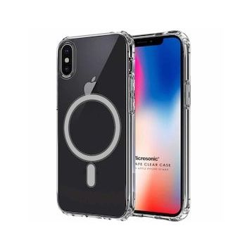 Microsonic Apple iPhone XS Max MagSafe Clear Soft Şeffaf Telefon Kılıfı