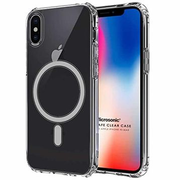Microsonic Apple iPhone XS Max MagSafe Clear Soft Şeffaf Telefon Kılıfı