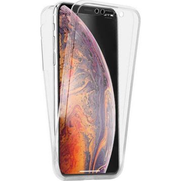 Microsonic Apple iPhone Xs Max Şeffaf 6 Tarafı Tam Full Koruma 360 Clear Soft Kılıf