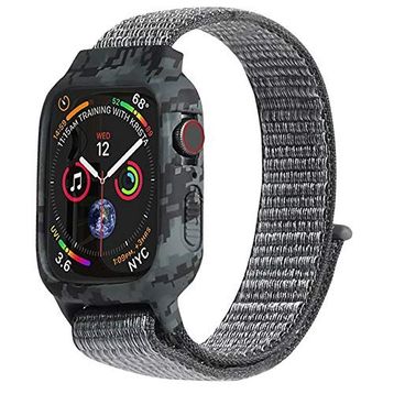 Microsonic Apple Watch Series 6 40 mm Camouflage Armor Pro Gri