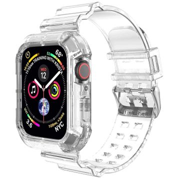 Microsonic Apple Watch Series 8 Transparent Clear Band Şeffaf 41 mm Kordon