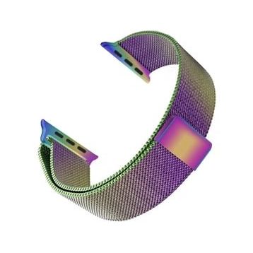 Microsonic Apple Watch Series 9 Milanese Loop Gümüş 41 mm Kordon