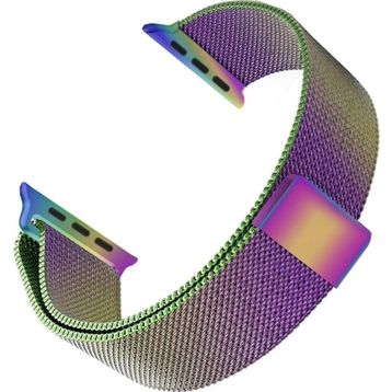 Microsonic Apple Watch Series 9 Milanese Loop Gümüş 41 mm Kordon