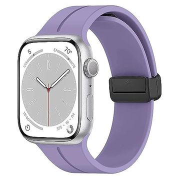 Microsonic Apple Watch Ultra Ribbon Line Lila Kordon