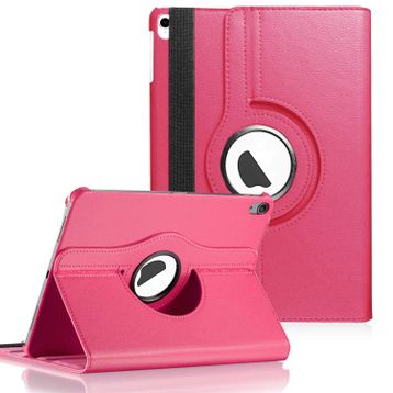Microsonic CS150-360-ID-11-2018-PMB Apple iPad 11 İnç 2018 A1980 360 Dönerli Stand Deri Pembe Kılıf
