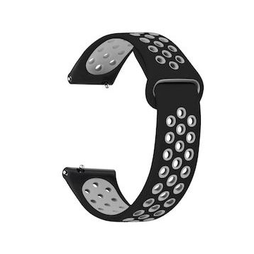 Microsonic Garmin Forerunner 158 Rainbow Sport Band Siyah Gri Kordon