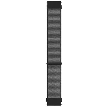 Microsonic Garmin Forerunner 255 Hasırlı Woven Sport Loop Gri Kordon