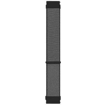Microsonic Garmin Forerunner 255 Hasırlı Woven Sport Loop Gri Kordon