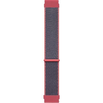 Microsonic Garmin Forerunner 55 Hasırlı Woven Sport Loop Koyu Pembe Kordon